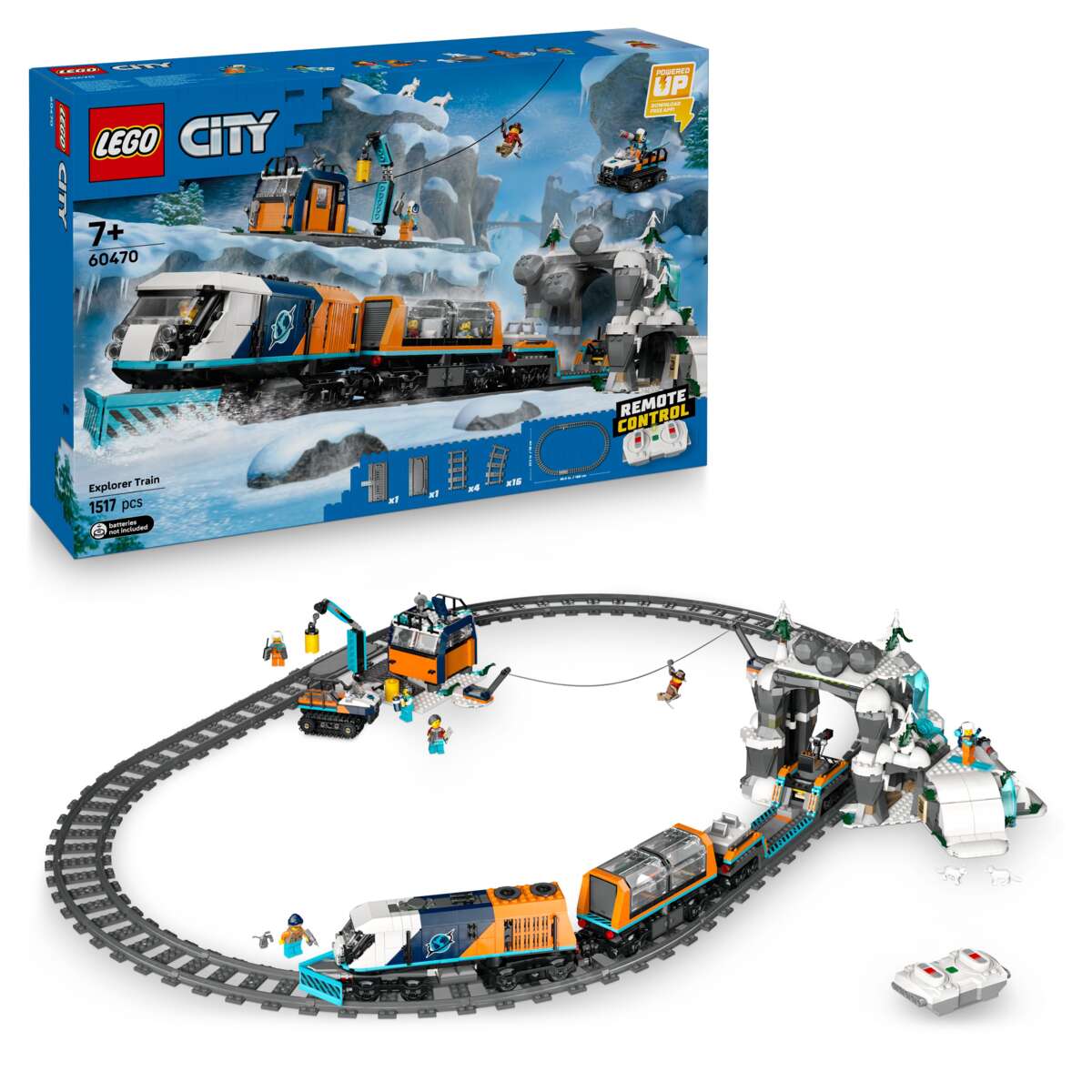 LEGO® City Polarekspedisjonens ekspresstog 60470