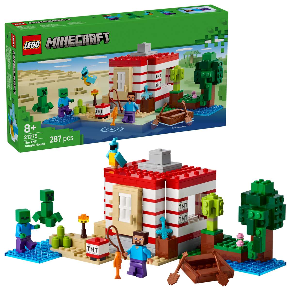 LEGO® Minecraft® TNT-jungelhuset 21275