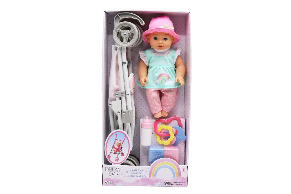 Happy Friend Lotta dukke med trillevogn