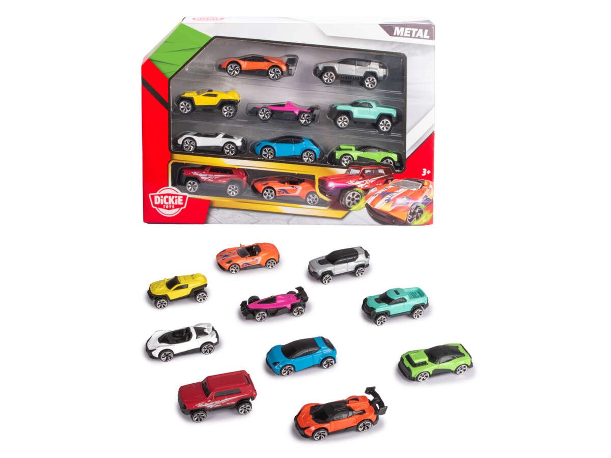 Go Action / Play Die-cast lekebiler 10pk