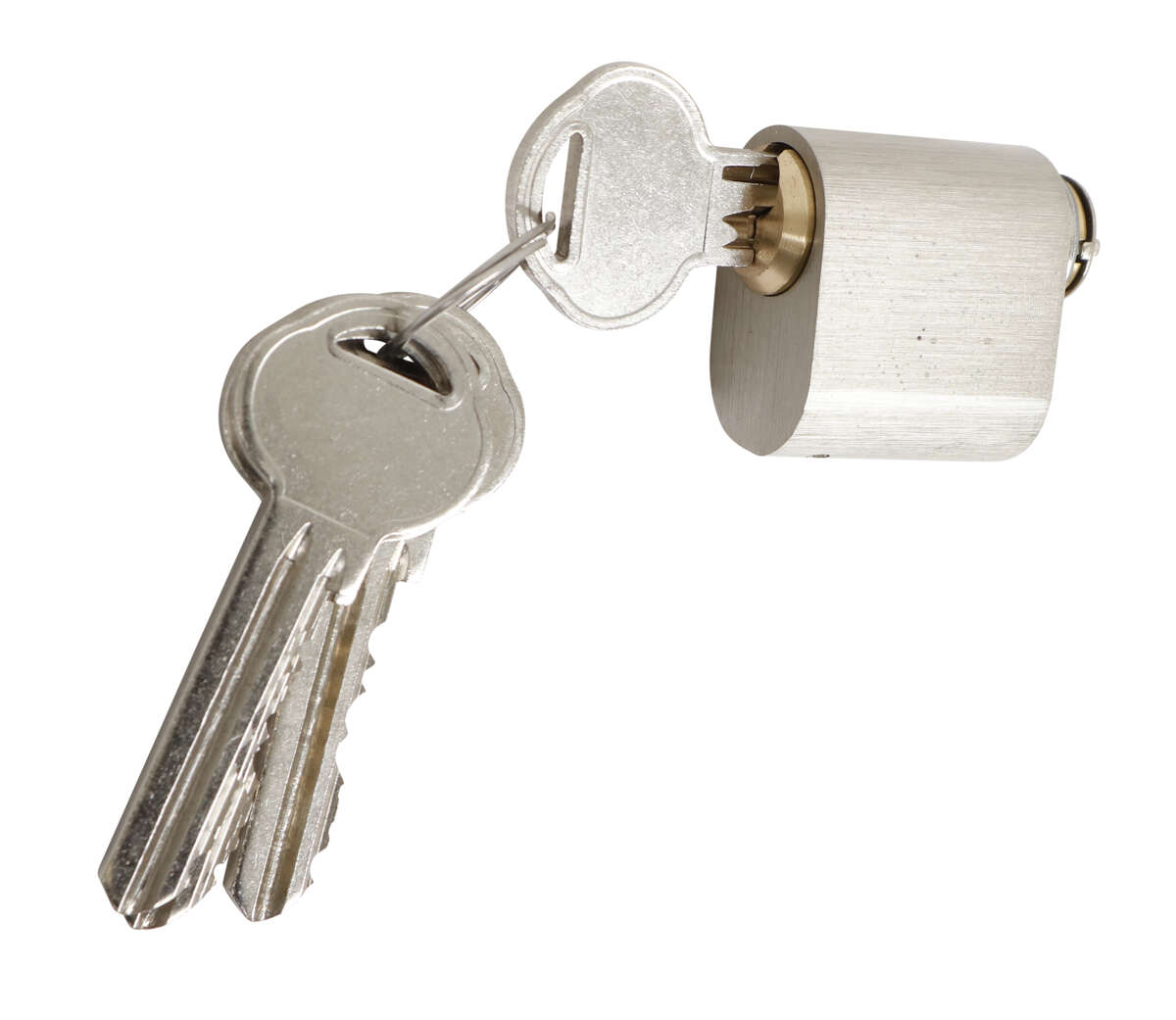 Home>it oval låssylinder med 3 nøkler 2-pk