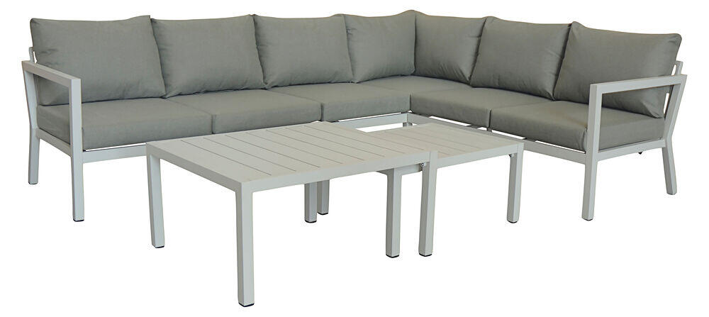 Røst hjørnegruppe kalk og grønne vanntette putetrekk