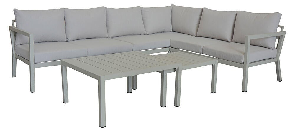 Røst hjørnegruppe kalk og beige vanntette putetrekk