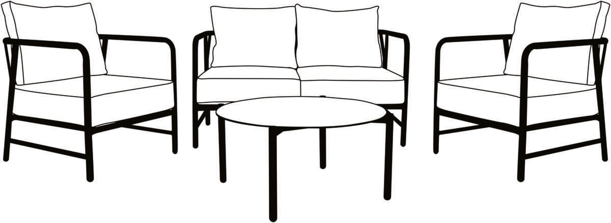 Bohem Brevik sofagruppe uten putetrekk