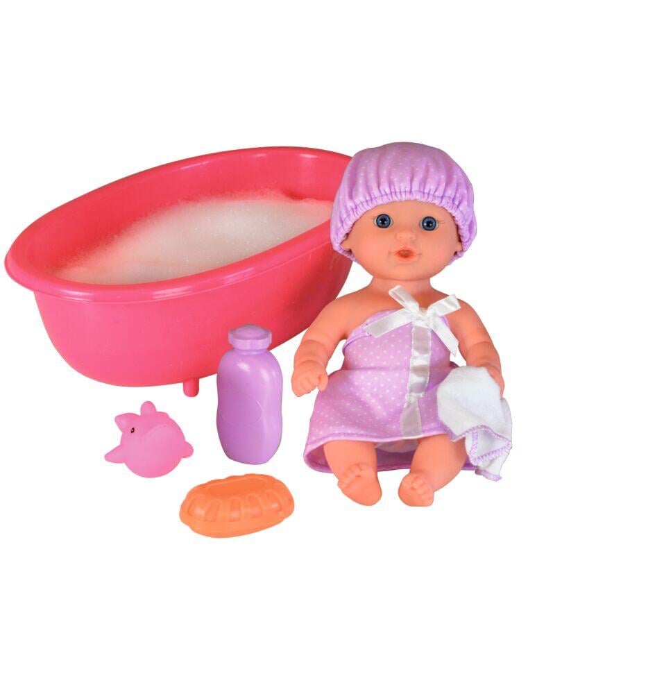 Happy Friend Mathilde dukke med badekar