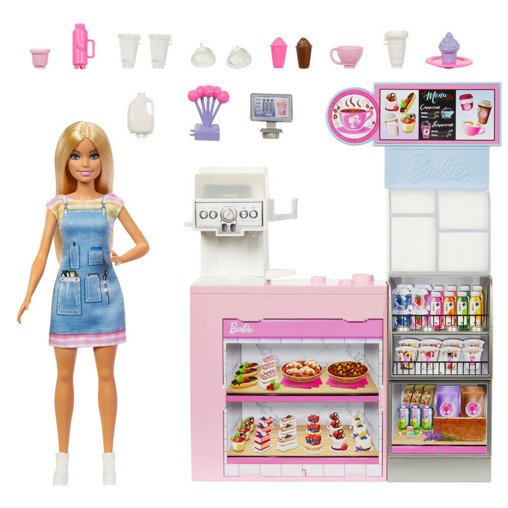 Barbie® kaffebar med dukke