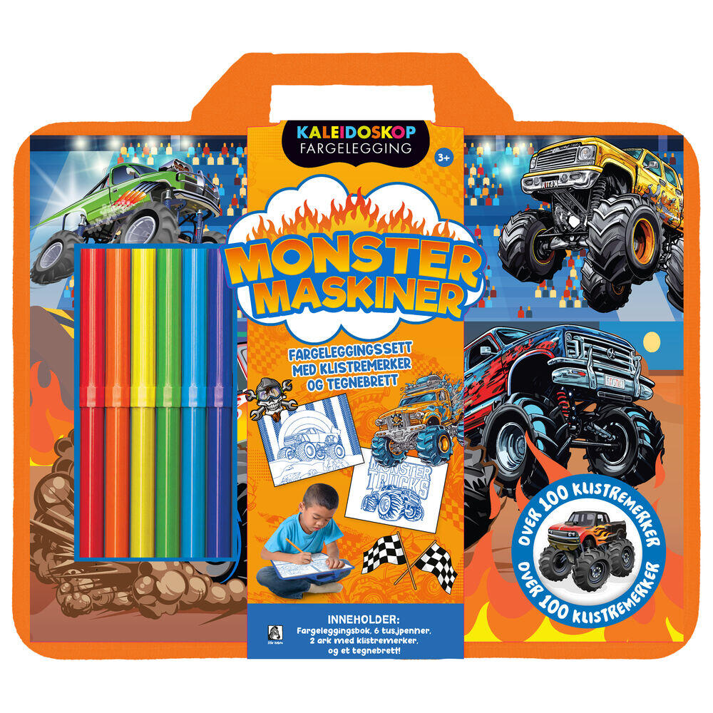 Kaleidoskop fargelegging: Monster maskiner aktivitetspakke