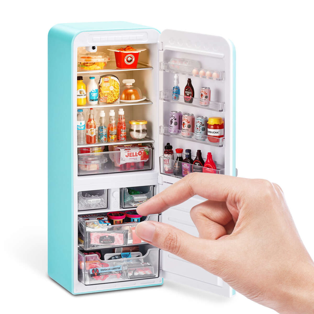 5 Surprise Mini Brands fill the fridge S1