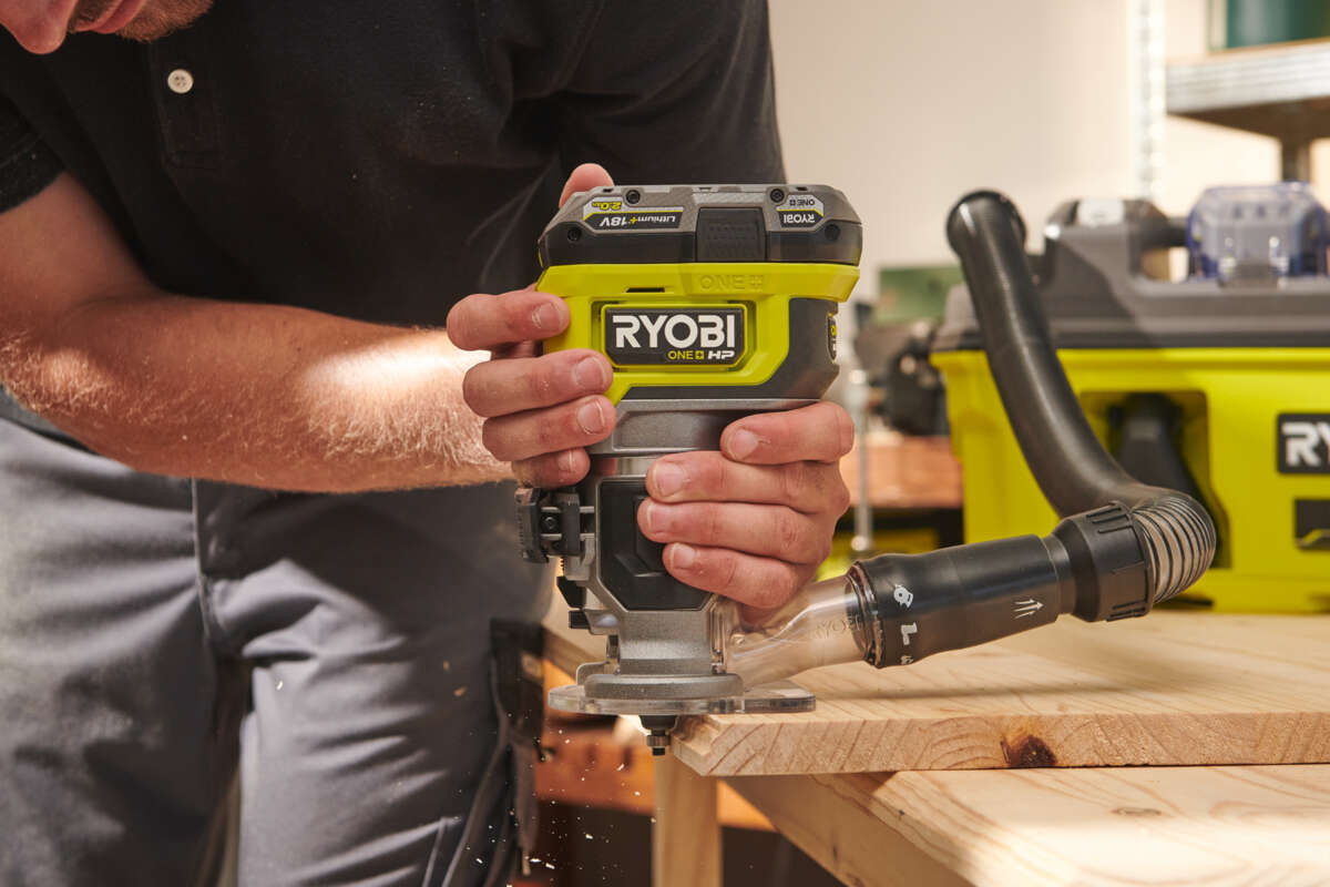 Ryobi ONE+ HP RTR18C-0 overfreser u/batteri