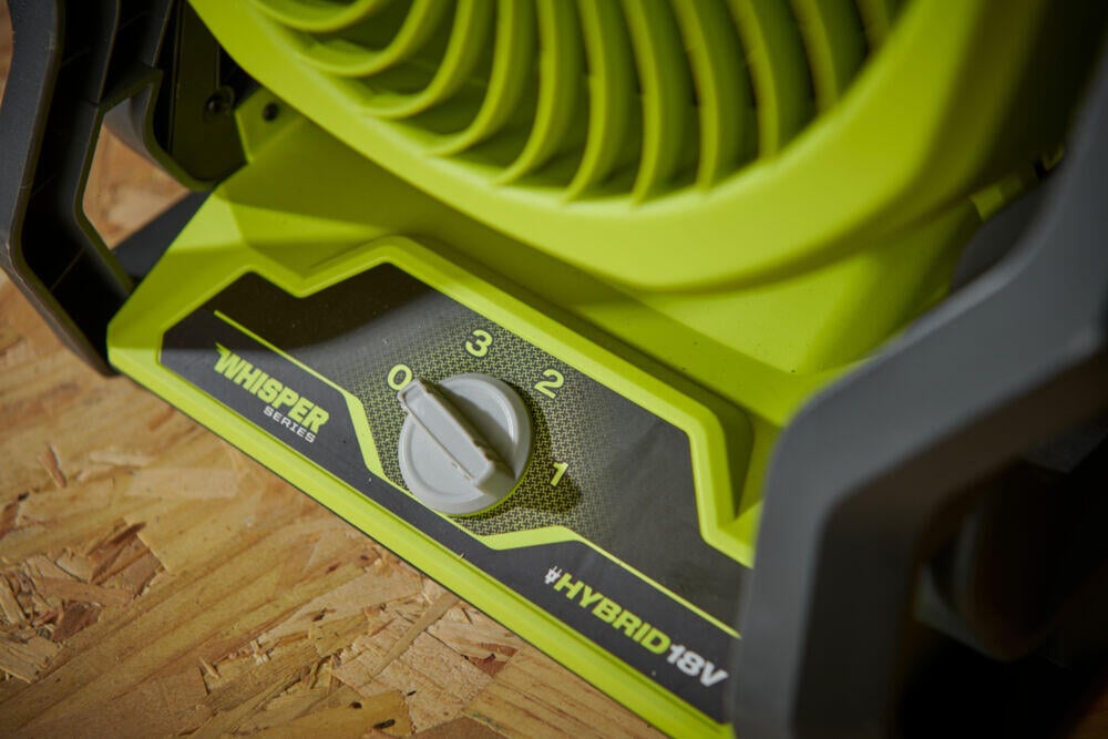 Ryobi ONE+ RF18-0 vifte u/batteri