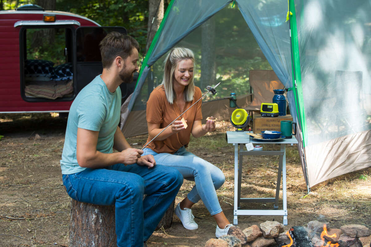 Ryobi ONE+ RCF18-0 vifte med klemme u/batteri