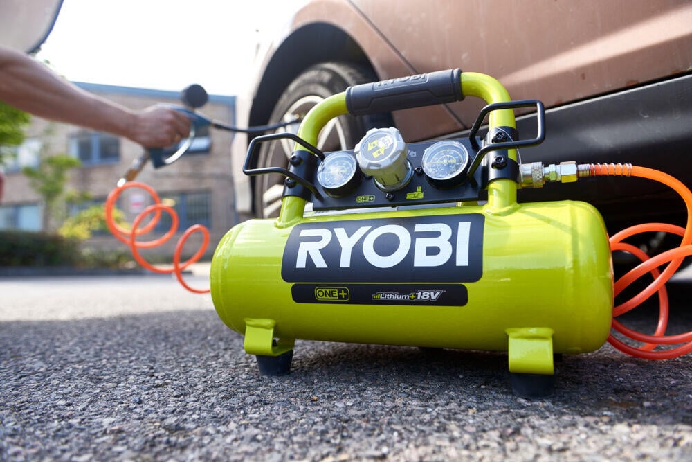 Ryobi ONE+ R18AC-0 luftkompressor u/batteri