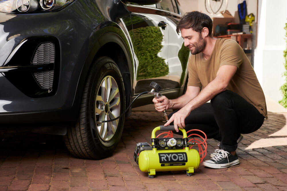 Ryobi ONE+ R18AC-0 luftkompressor u/batteri