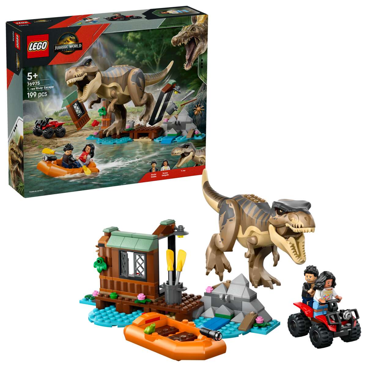 LEGO® Jurassic World På flukt fra t. rex 76975