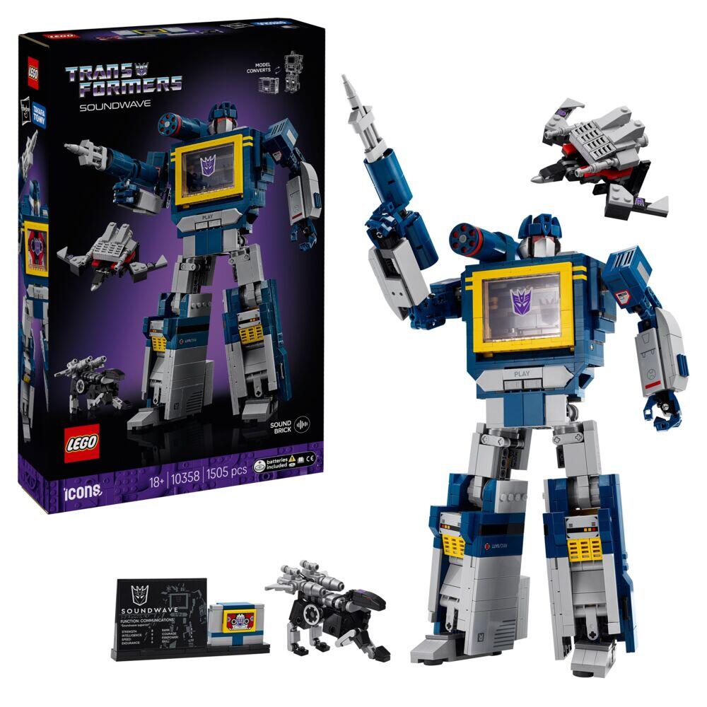 LEGO® Icons Transformers: Soundwave 10358
