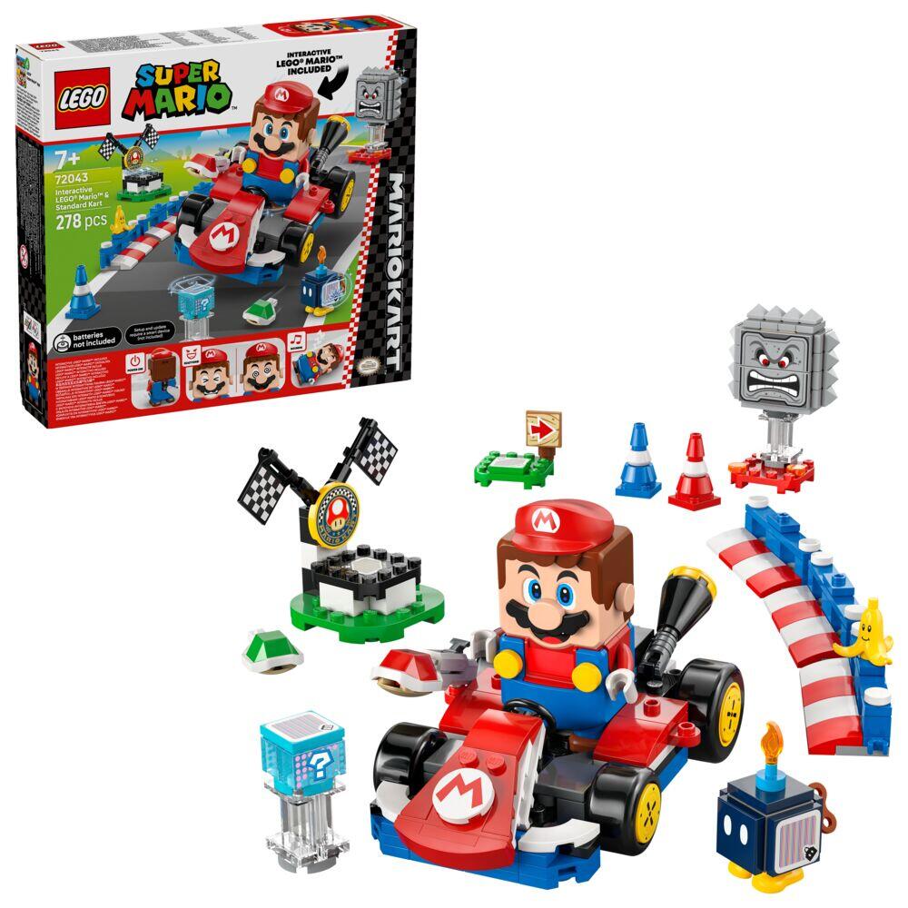 LEGO® Super Mario™: Mario Kart™ – interaktiv LEGO® Mario™ og Standard Kart 72043
