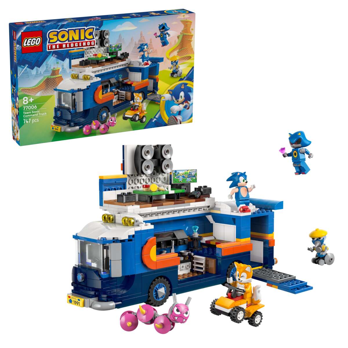 LEGO® Sonic the Hedgehog™ Team Sonics kommandotrailer 77006
