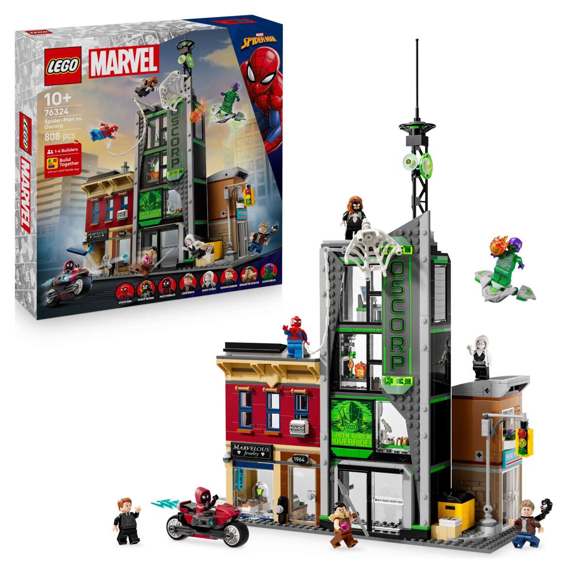 LEGO® ǀ Marvel Spider-Man mot Oscorp 76324