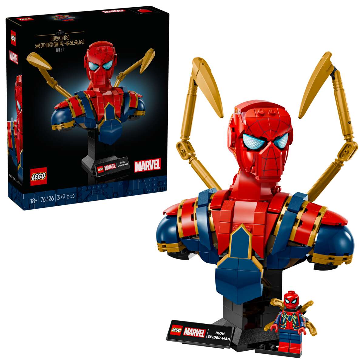 LEGO® ǀ Marvel Byste av Iron Spider-Man 76326