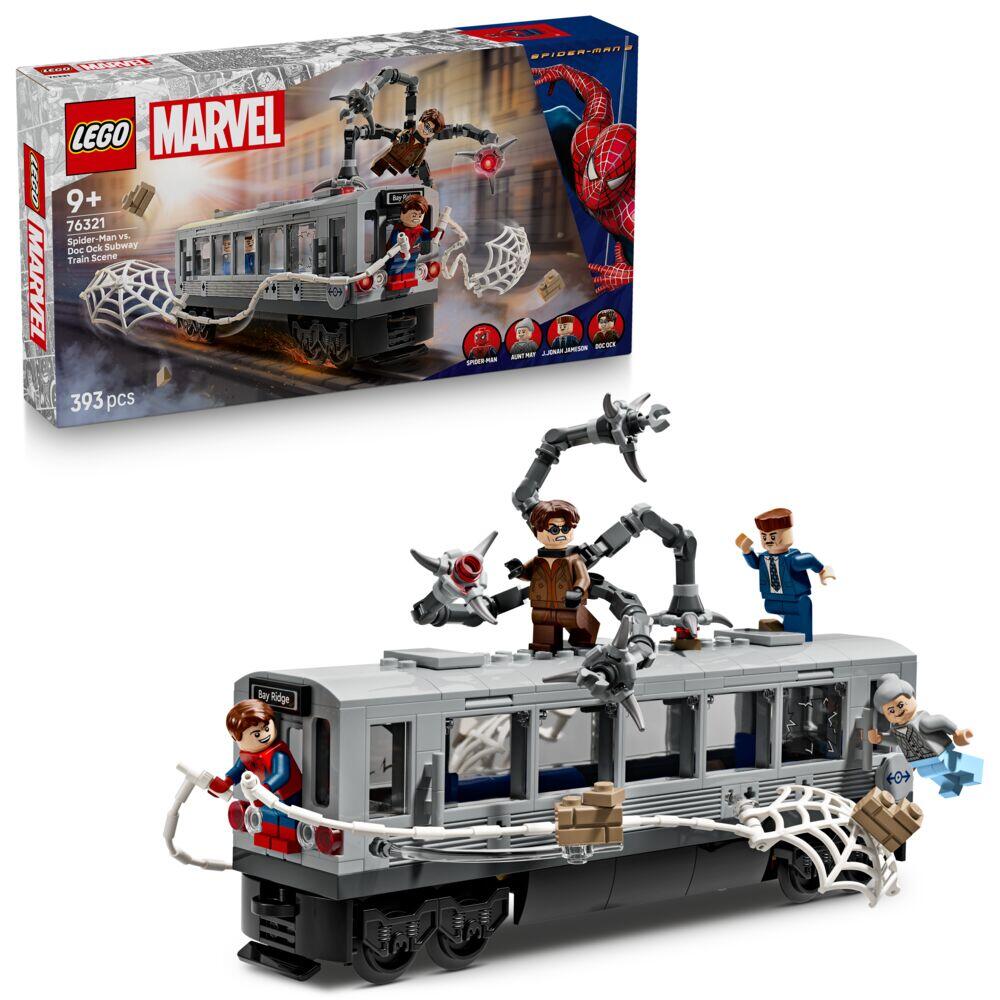LEGO® ǀ Marvel Spider-Man mot Doc Ock: T-banescenen 76321