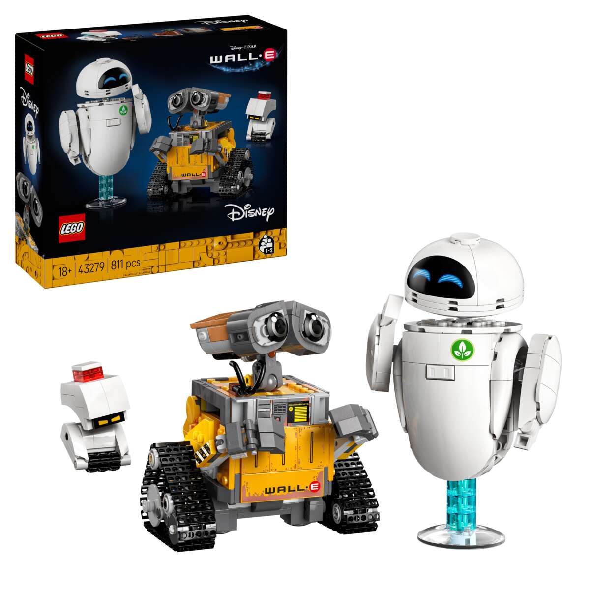 LEGO® ǀ Disney og Pixar WALL-E og EVE 43279