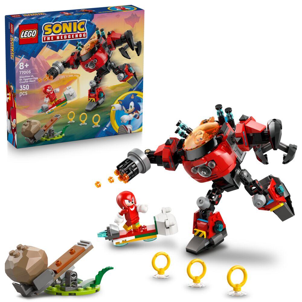 LEGO® Sonic the Hedgehog™ Knuckles mot Dr. Eggmans Egg Crusher-robot 77005