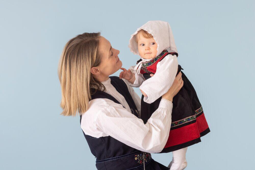 Småtroll Ida festdrakt baby