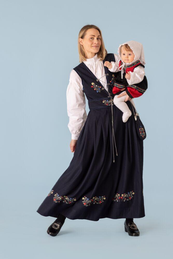 Småtroll Ida festdrakt baby