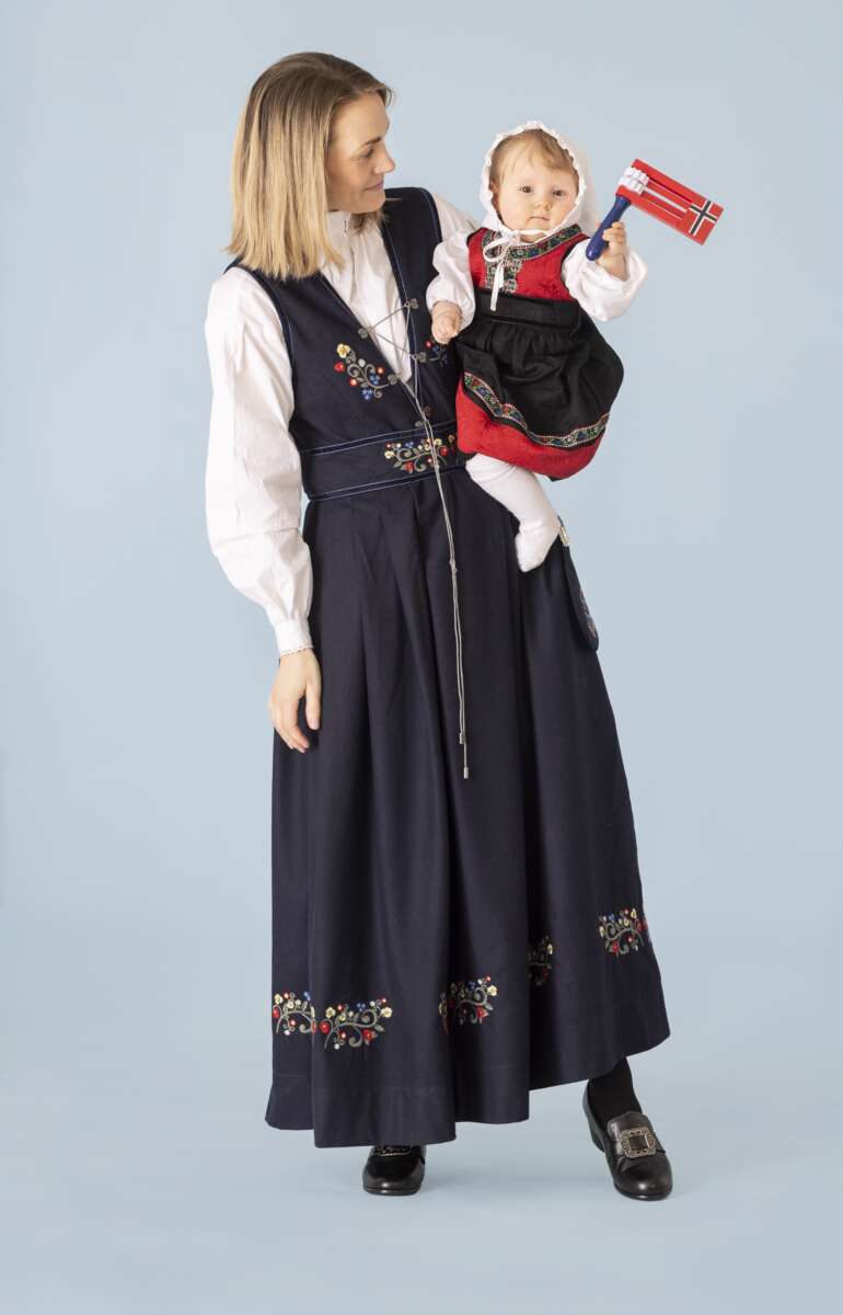 Småtroll Ida festdrakt baby