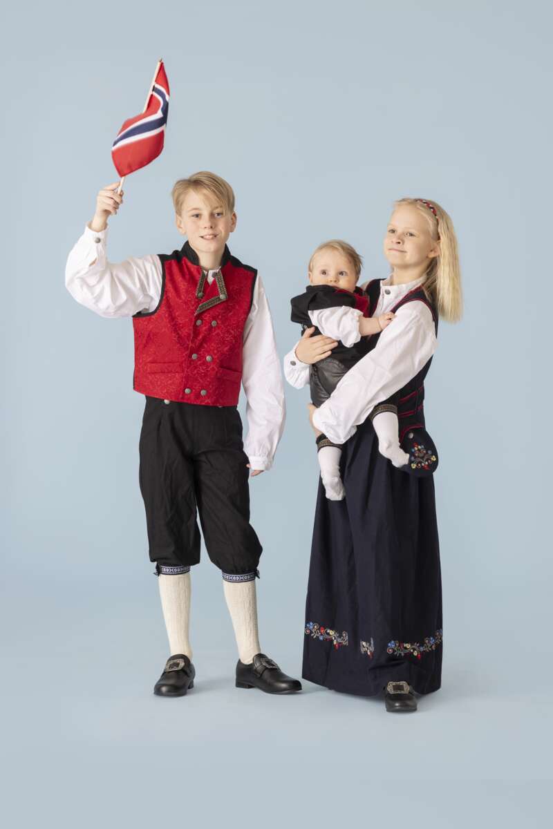 Småtroll Nils festdrakt barn