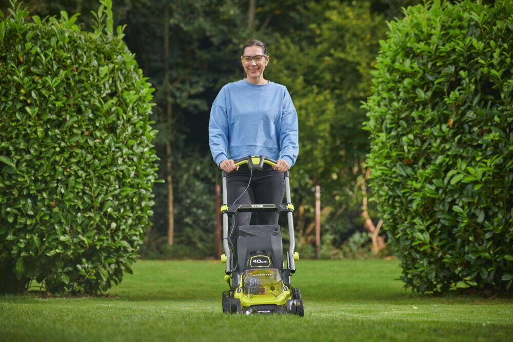 Ryobi RY18LMX40C-150 gressklipper m/batteri