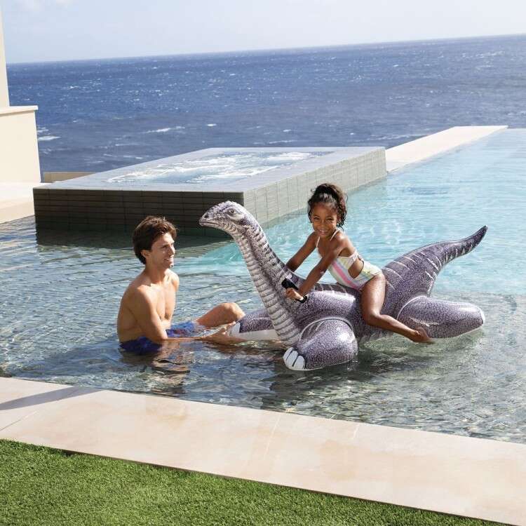 INTEX® Ride-On Brontosaurus badeleke