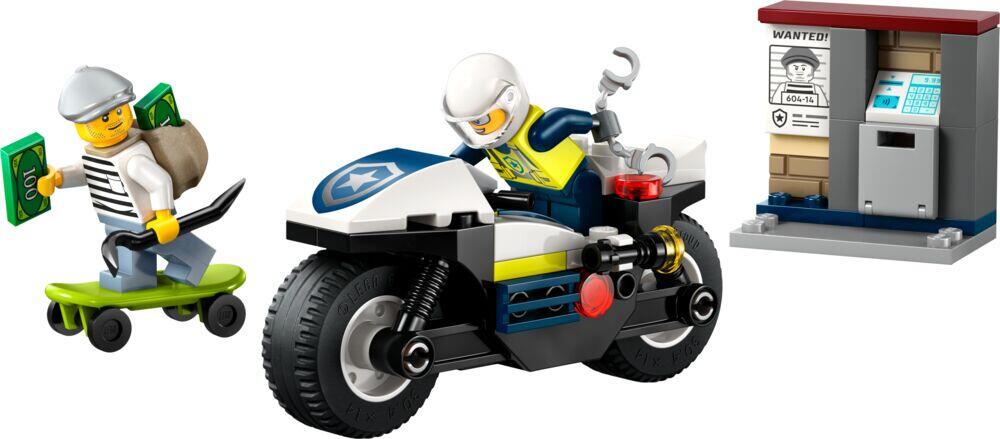 LEGO® City Skurkejakt med motorsykkelpolitiet 60455
