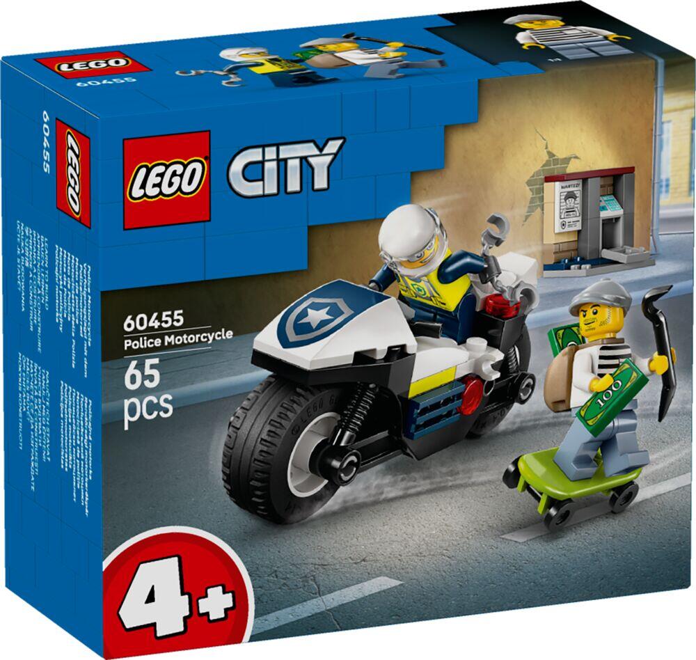 LEGO® City Skurkejakt med motorsykkelpolitiet 60455