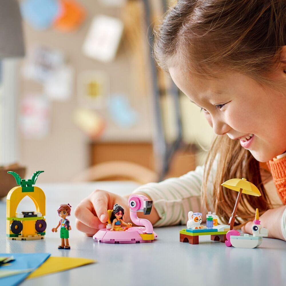 LEGO® Friends Poolparty med enhjørning og flamingo 42658