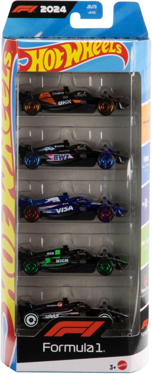 Hot Wheels® Formel 1 biler 5pk
