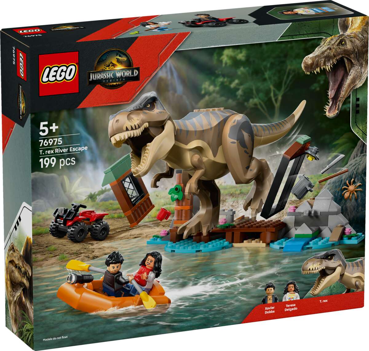 LEGO® Jurassic World På flukt fra t. rex 76975