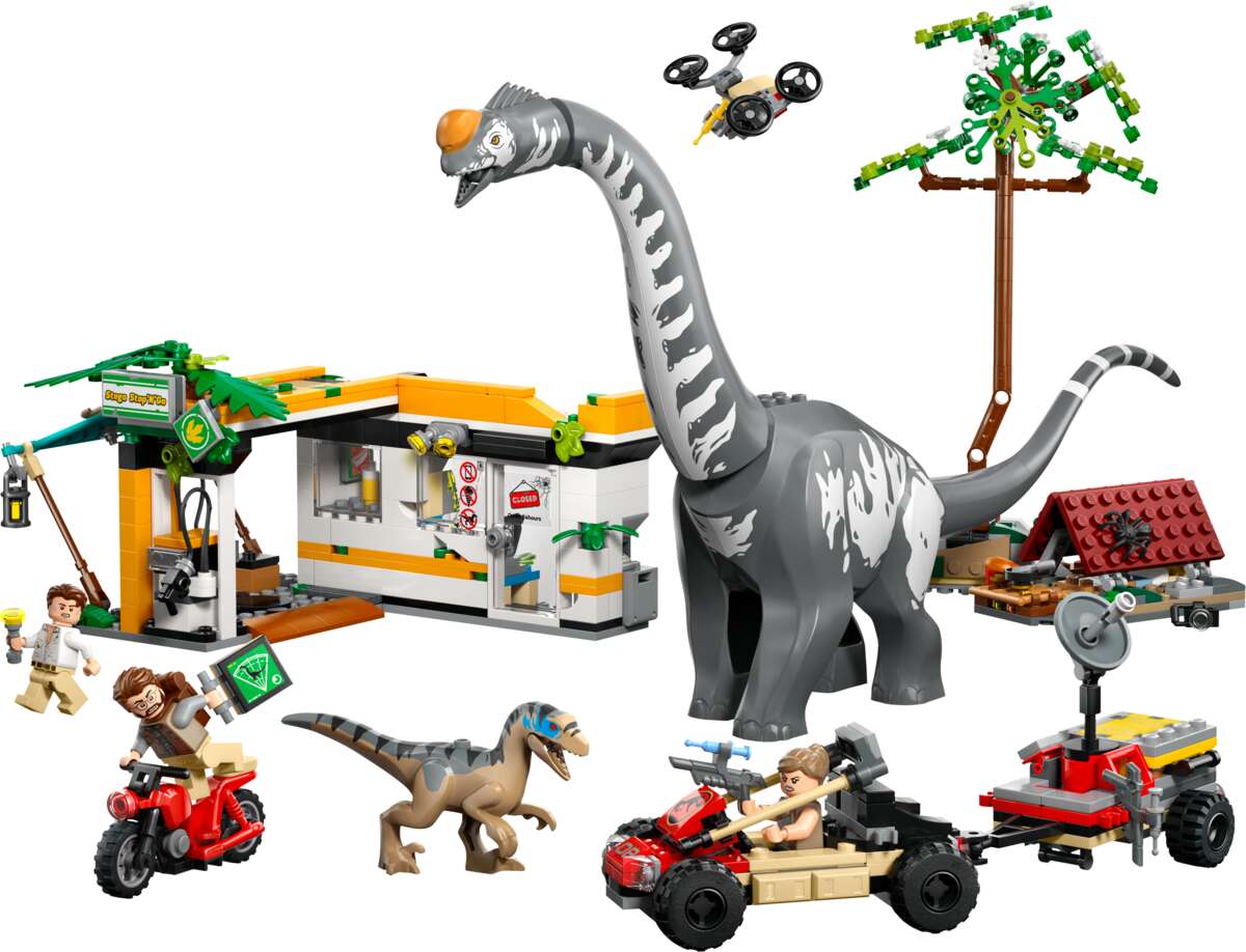 LEGO® Jurassic World På sporet av titanosaurus og raptor 76973