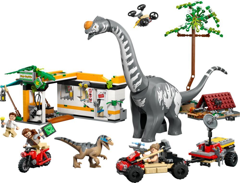LEGO® Jurassic World På sporet av titanosaurus og raptor 76973