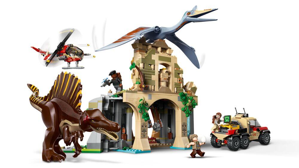 LEGO® Jurassic World Helikopteroppdrag med spinosaurus og quetzalcoatlus 76976