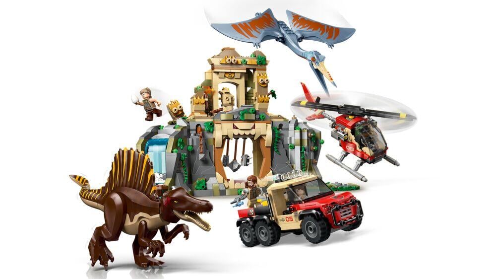 LEGO® Jurassic World Helikopteroppdrag med spinosaurus og quetzalcoatlus 76976