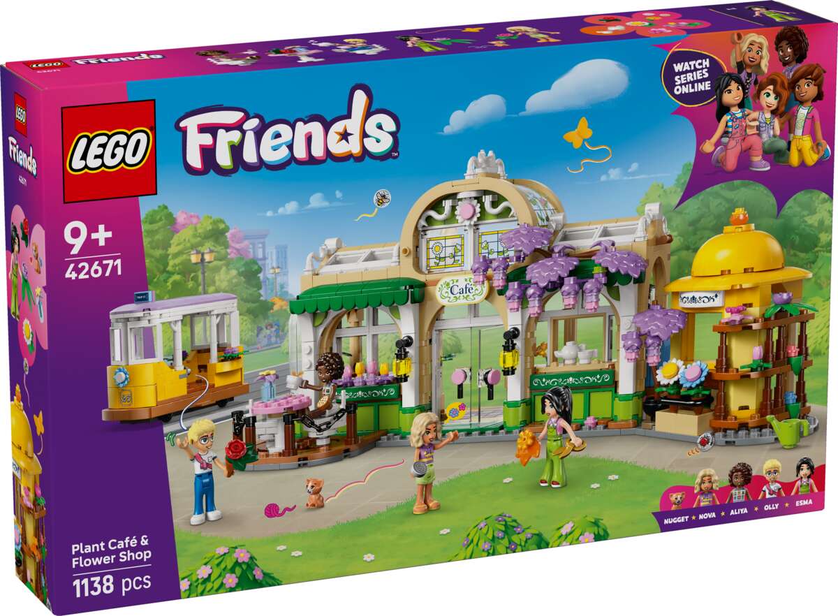 LEGO® Friends Kafé med blomsterbutikk 42671