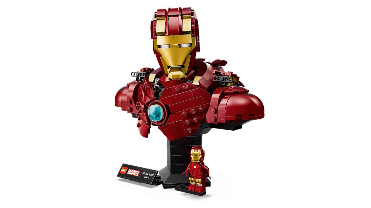 LEGO® ǀ Marvel Byste av Iron Man MK4 76327