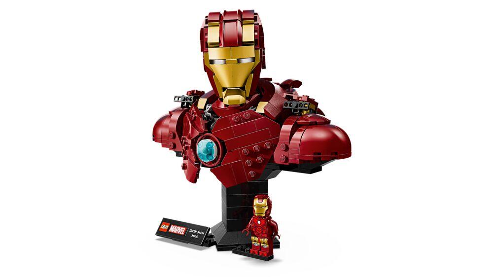 LEGO® ǀ Marvel Byste av Iron Man MK4 76327