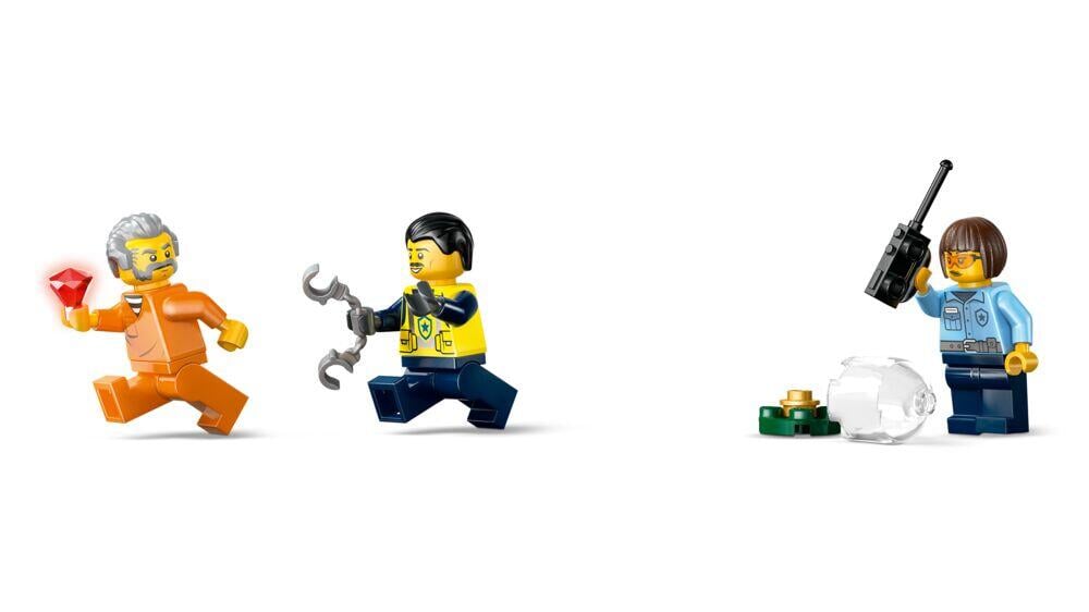 LEGO® City Skurkejakt med politibåt leke og flytende hurtigbåt og jolle 60456