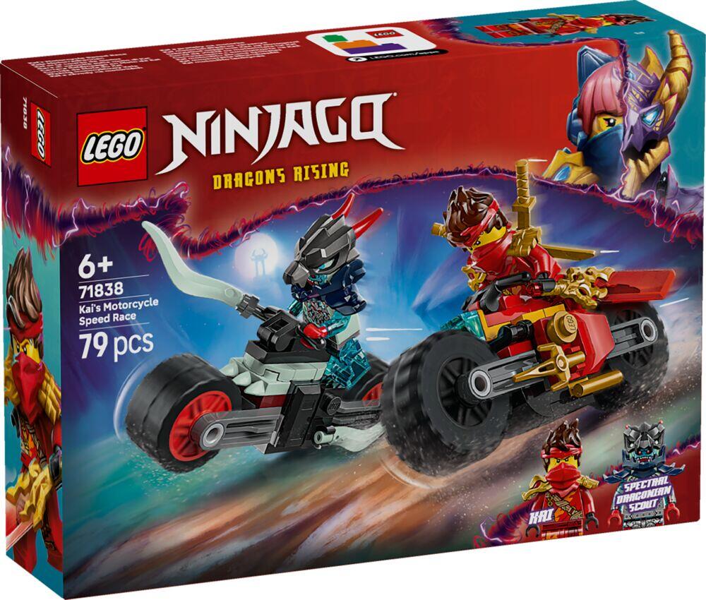 LEGO® NINJAGO® Kais fartsfylte motorsykkeljakt 71838