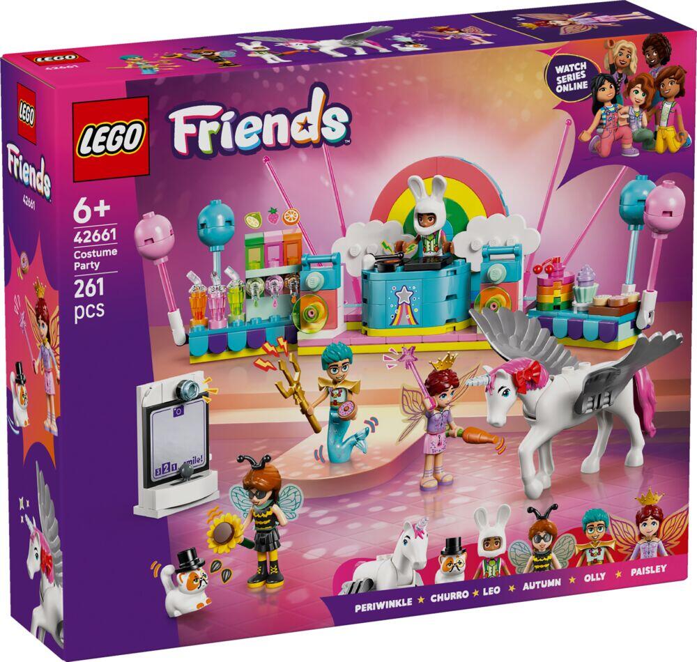 LEGO® Friends Utkledningsfest med enhjørning og alv 42661