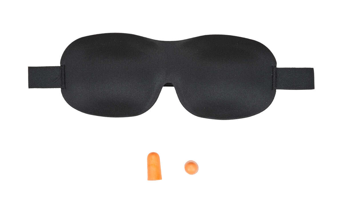 Northpeak sett med sovemaske og ørepropper