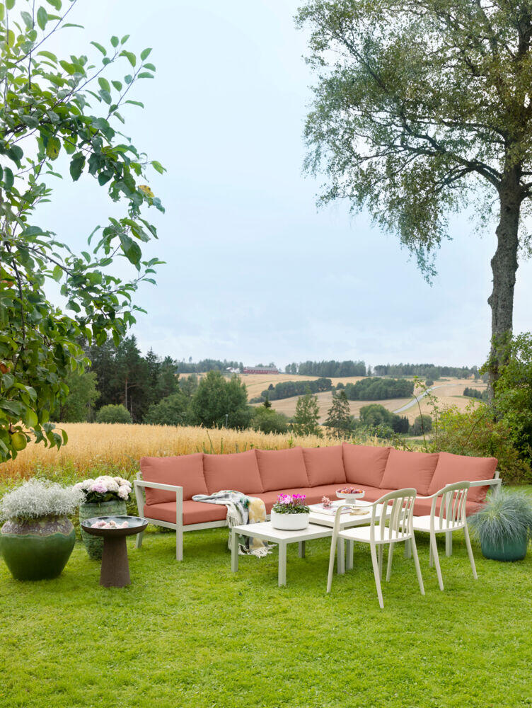 Røst hjørnegruppe kalk og rust vanntette putetrekk