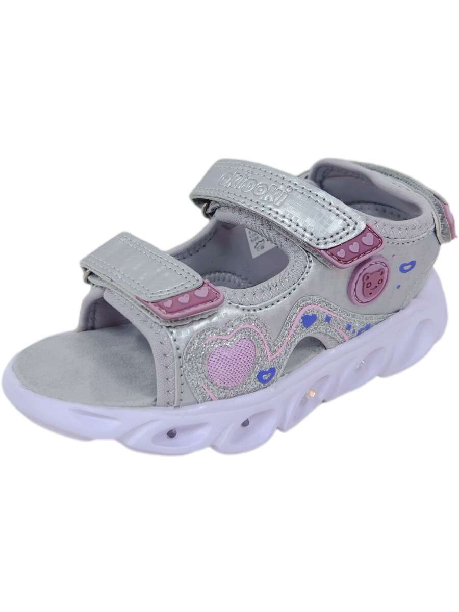 Okidoki Glitre blinkesandaler barn